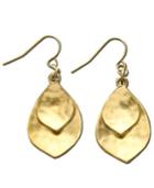 Lauren Ralph Lauren Gold-tone Leaf Drop Earrings