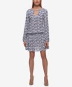 Tommy Hilfiger Cotton Printed Peasant Dress, Only At Macy's