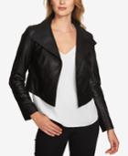 1.state Cropped Faux-leather Jacket