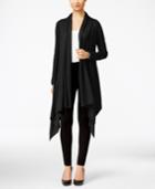 Cable & Gauge Multi-wrap Open-front Cardigan