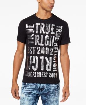 True Religion Men's Metallic Logo-print T-shirt