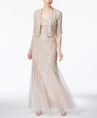 Alex Evenings Lace A-line Gown And Jacket
