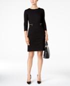 Nine West 3/4-sleeve Ponte-knit Sheath Dress
