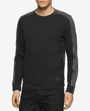 Calvin Klein Men's Slim-fit Colorblocked Zip-sleeve Shirt