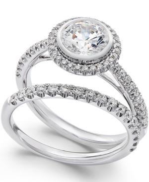 Certified Diamond Bridal Set In Platinum (1-3/4 Ct. T.w.)