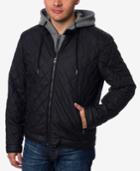 Buffalo David Bitton Men's Layered-look Quilted Bomber Jacket