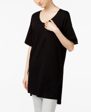 Eileen Fisher Organic Cotton-blend High-low Tunic