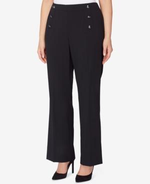 Tahari Asl Plus Size Sailor Pants