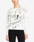 Polo Ralph Lauren Paint-splattered Fleece Pullover