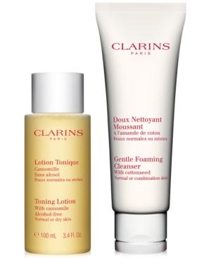 Clarins 2-pc. Cleansing Essentials For Normal/combination Skin Set