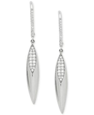 Wrapped In Love Diamond Drop Earrings (1/3 Ct. T.w.) In Sterling Silver, Created For Macy's