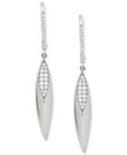 Wrapped In Love Diamond Drop Earrings (1/3 Ct. T.w.) In Sterling Silver, Created For Macy's