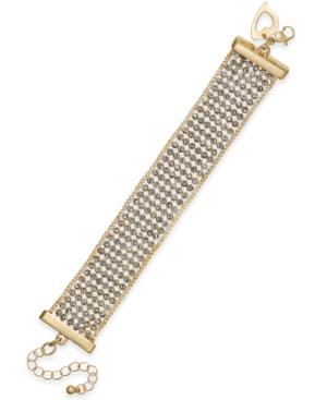 Thalia Sodi Gold-tone Rhinestone Bracelet, Created For Macy's