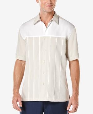 Cubavera Men's Colorblocked Button-front Short-sleeve Shirt