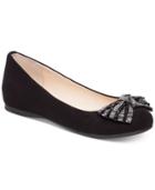 Jessica Simpson Movey Embellished-bow Ballet Flats Women's Shoes