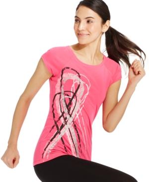 Ideology Pink Ribbon Graphic T-shirt