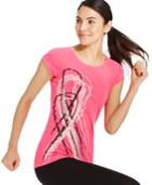 Ideology Pink Ribbon Graphic T-shirt