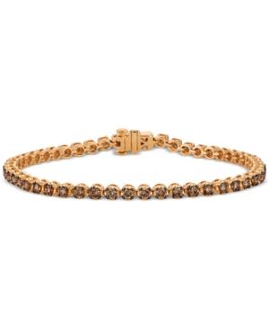 Le Vian Chocolatier Diamond Tennis Bracelet (2-3/4 Ct. T.w.) In 14k Rose Gold