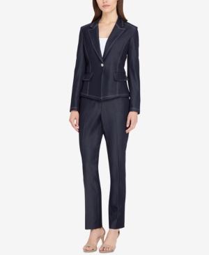 Tahari Asl One-button Pantsuit, Regular & Petite