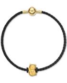 Chow Tai Fook Cat Braided Bracelet In 24k Gold