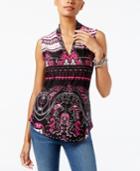 Inc International Concepts Printed Top, Created For Macy's