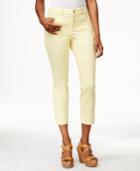 Charter Club Bristol Tummy-control Capri Jeans, Colored Wash