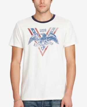 Denim & Supply Ralph Lauren Men's Graphic-print Cotton Ringer T-shirt