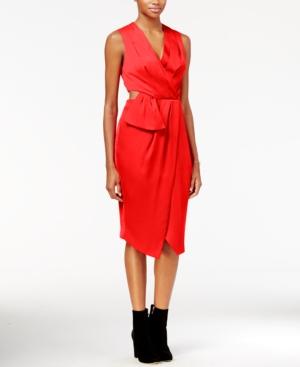 Rachel Rachel Roy Cutout Faux-wrap Dress, Only At Macy's