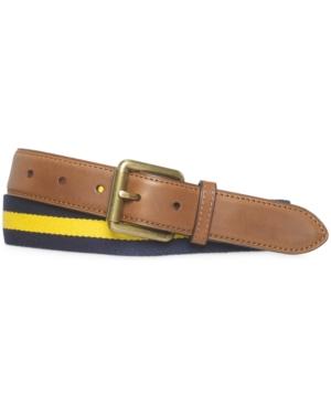 Polo Ralph Lauren Men's Striped Webbed Belt
