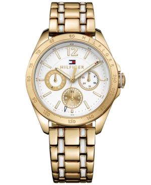 Tommy Hilfiger Women's Sophisticated Sport Two-tone Stainless Steel And Tr90 Bracelet Watch 36mm 1781665