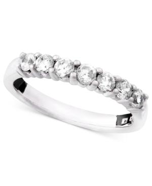 Seven Diamond Band Ring In 14k Yellow Or White Gold (3/4 Ct. T.w.)