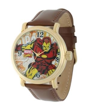 Marvel Iron Man Men's Vintage Gold Alloy Watch