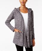 Style & Co Space-dyed Open-front Cardigan, Only At Macy's