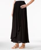 Armani Exchange Faux-wrap Maxi Skirt, A Macy's Exclusive
