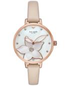 Kate Spade New York Women's Metro Vachetta Leather Strap Watch 34mm Ksw1302