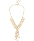 Robert Lee Morris Soho Gold-tone Shaky Link Lariat Necklace, 17-1/2 + 3 Extender