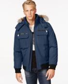 Calvin Klein Bomber Jacket With Faux Fur Hood