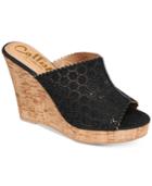 Callisto Lovie Embellished Wedge Sandals Women's Shoes