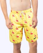Neff Men's Facets Flamingo Hot Tub Shorts