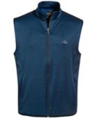Greg Norman For Tasso Elba Men's Hydrotech Heathered Zip Vest, Created For Macy's