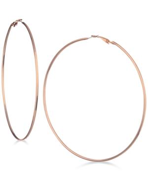 Guess 3 1/4 Large Hoop Earrings