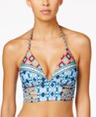 Kenneth Cole Tribe Vibes Push-up Midkini Top Women's Swimsuit