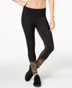 Ideology Shine Printed Leggings, Created For Macy's