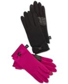 Echo Bow Detail Touch Gloves