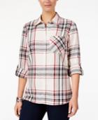 Style & Co Plaid Cotton Shirt, Created For Macy's