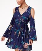American Rag Juniors' Cold-shoulder Fit & Flare Dress, Only At Macy's