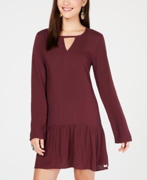 Hurley Juniors' Cabo Cutout Drop-waist Dress