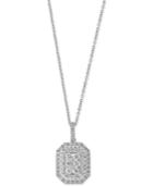 Pave Classica By Effy Diamond Pendant Necklace (1 Ct. T.w.) In 14k White Gold