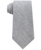 Calvin Klein Men's Gray Denim Solid Tie