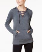 Ideology Lace-up Hoodie, Created For Macy's